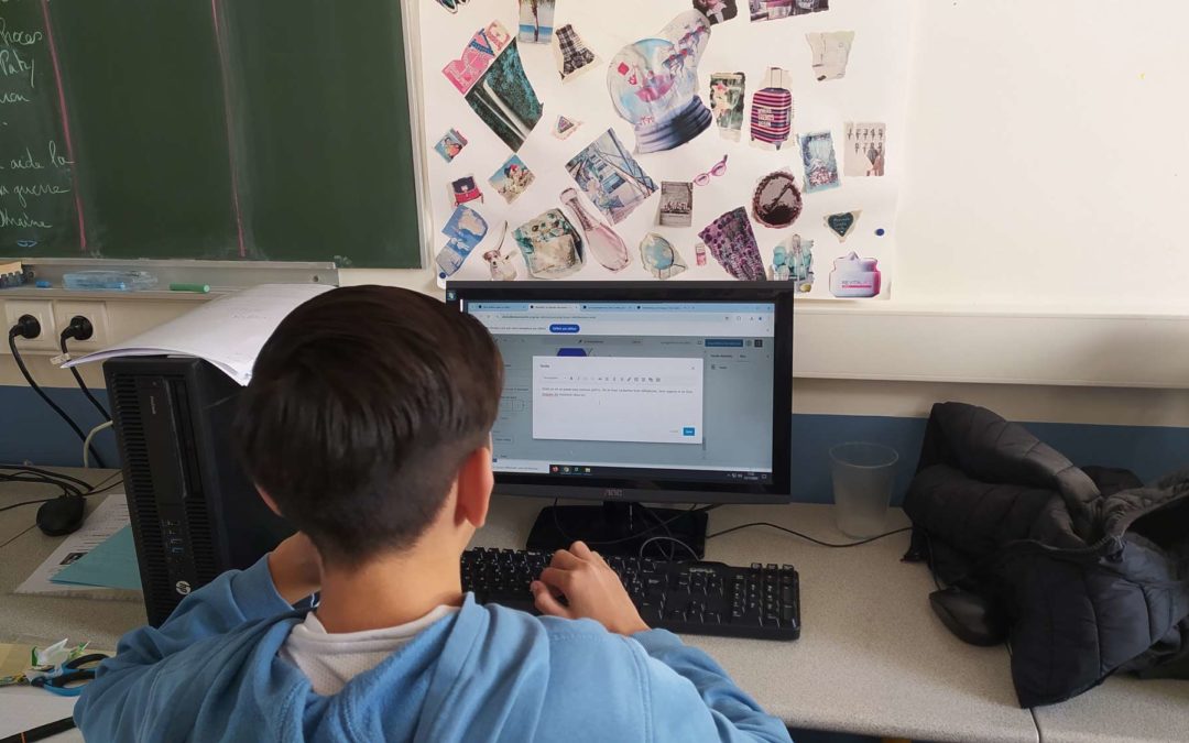 Atelier BD et Santé mentale dans la classe relais du Lycée Brossaud-Blancho